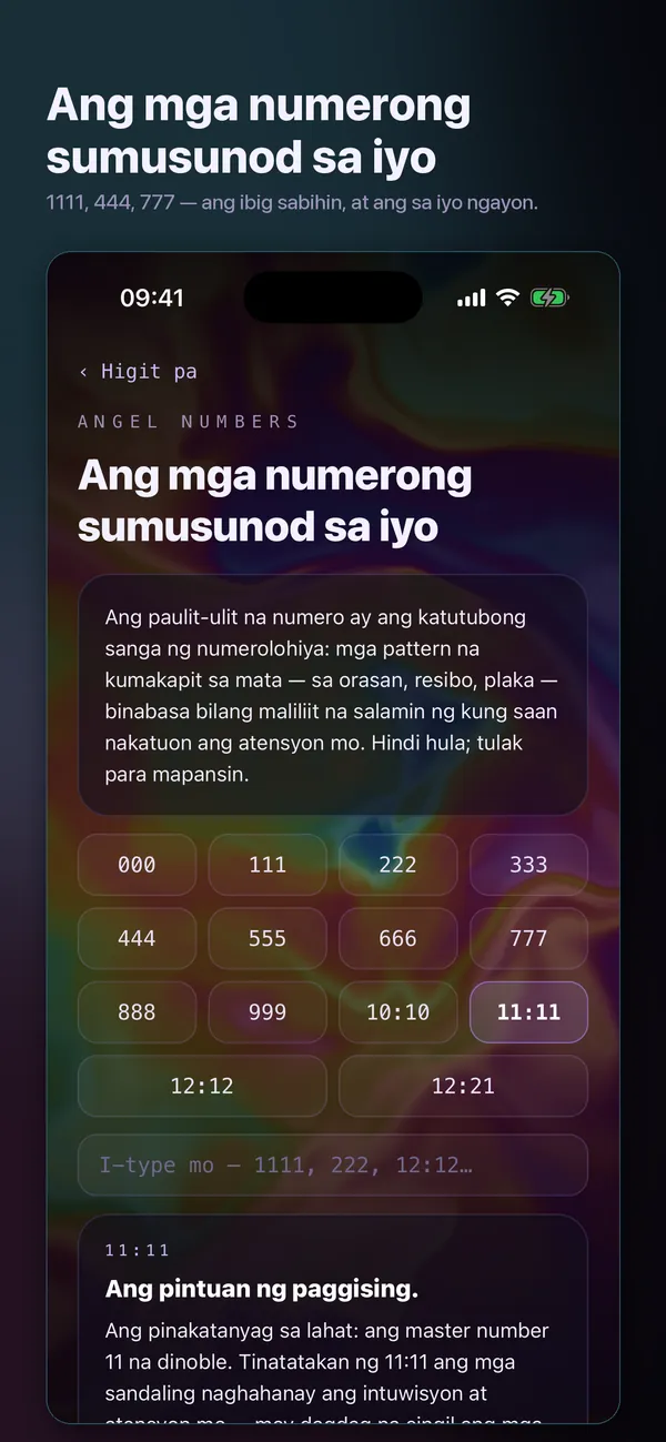 Ang mga numero mo, nabasa nang tama.