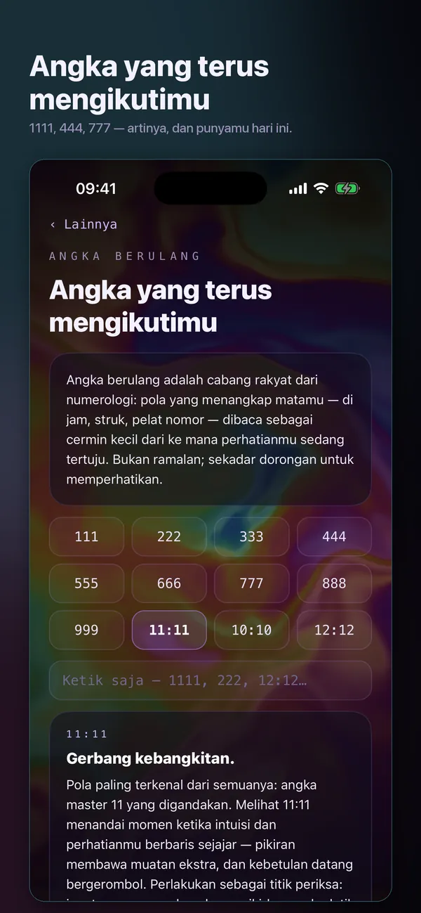 Angka-angkamu, dibaca dengan benar.