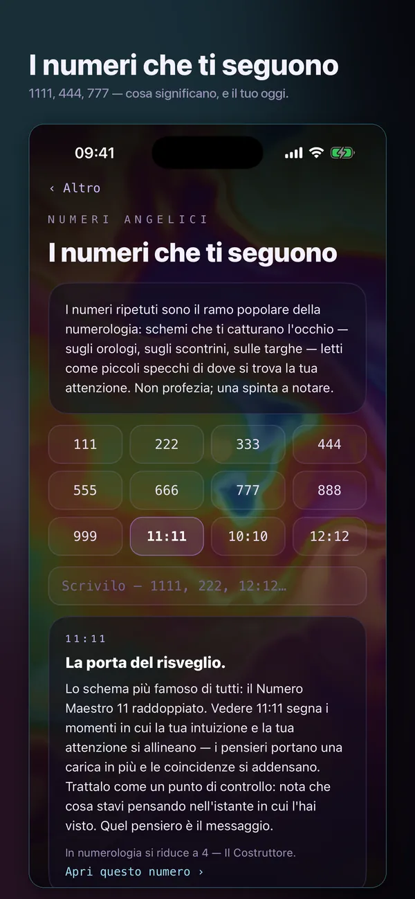 I tuoi numeri, letti come si deve.