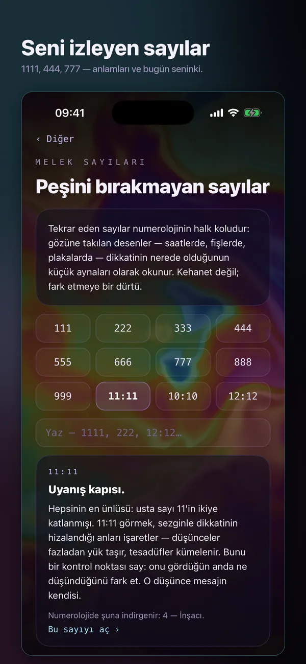 Sayıların, düzgün okunmuş hâliyle.